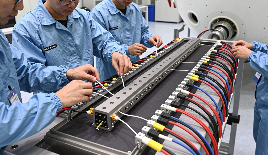 Industria aeroespacial del arnés de cable