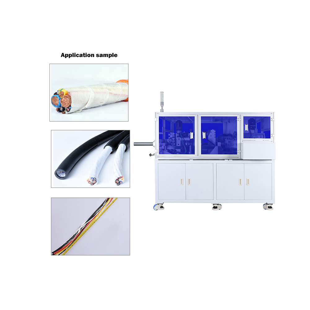 Máquina HS-880XZ-400 de corte y pelado de alambre completamente automática (cuchilla rotativa)