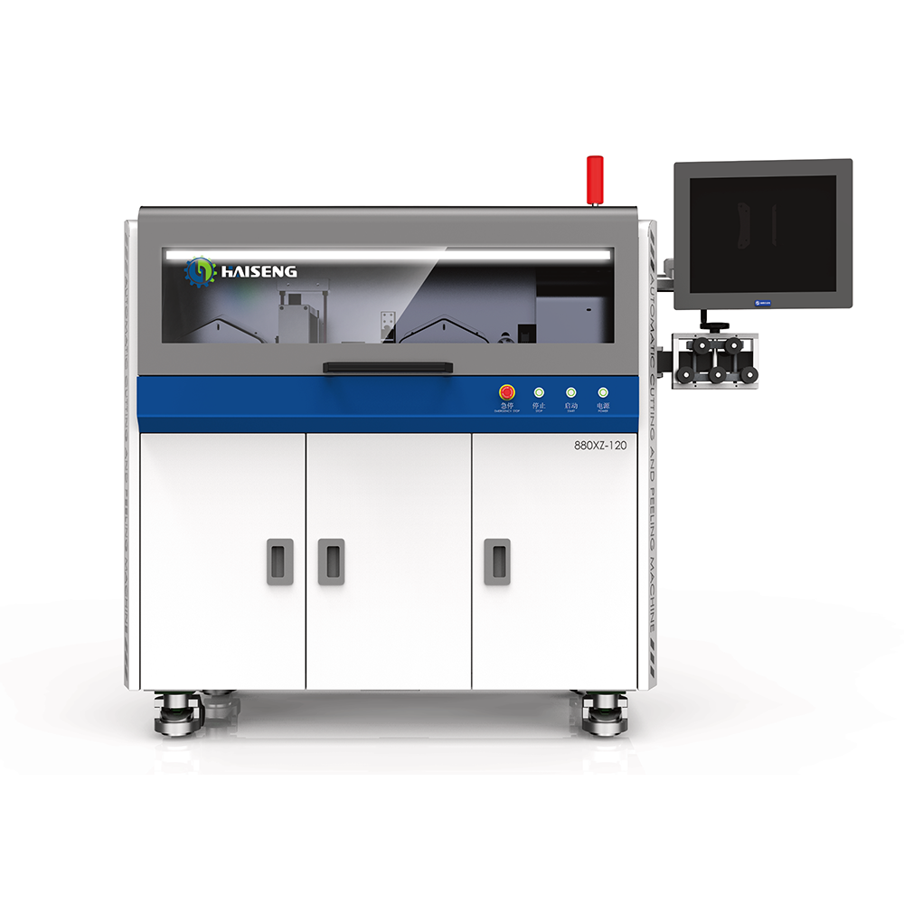 Máquina HS-880XZ-120 de corte y pelado de alambre completamente automática (cuchilla rotativa)