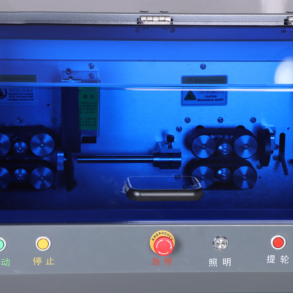 Máquina HS-880XZ-50 de corte y pelado de alambre completamente automática (cuchilla rotativa)