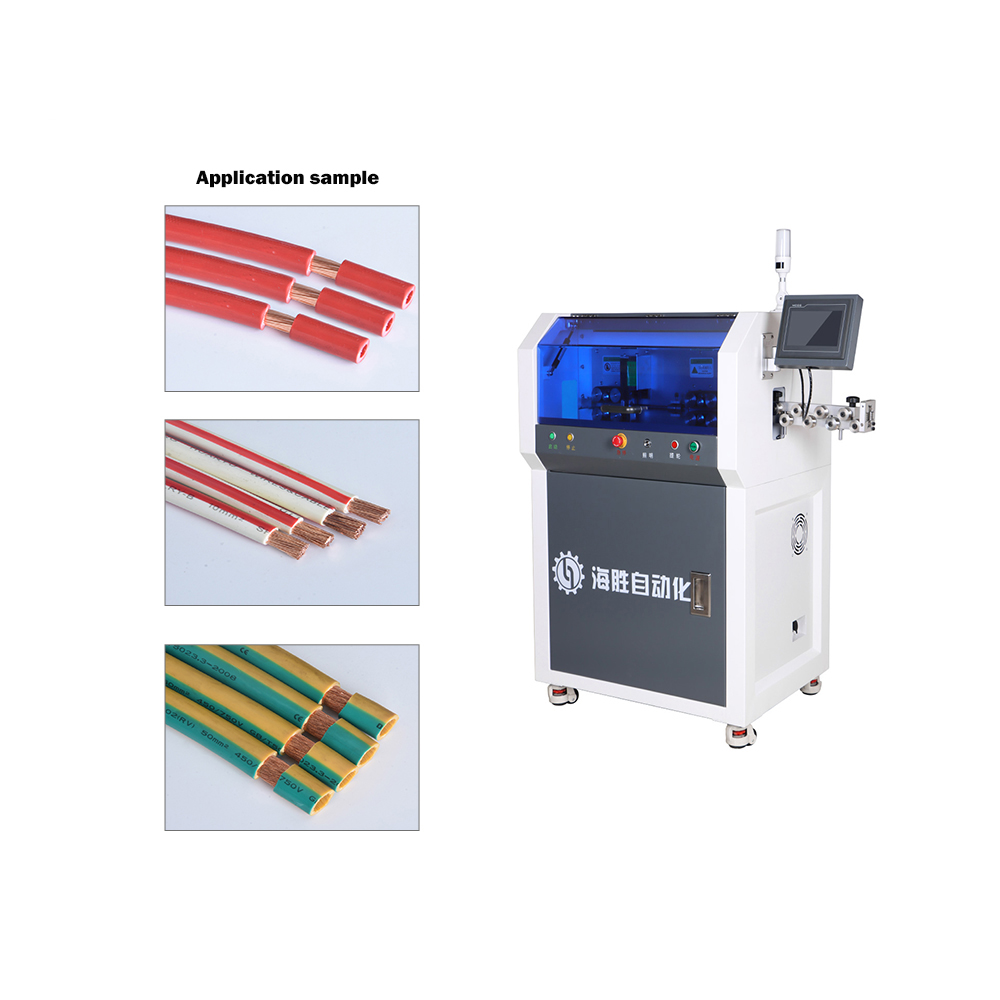 HS‑ 880 ‑ 70P Máquina de corte y pelado de alambre completamente automática